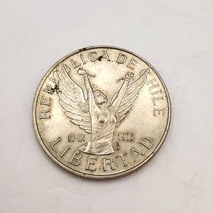 1973 10 Pesos Chile Coin